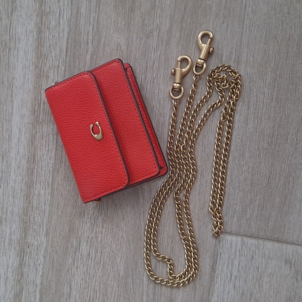 Coach card case on chain - Picture 8 of 16